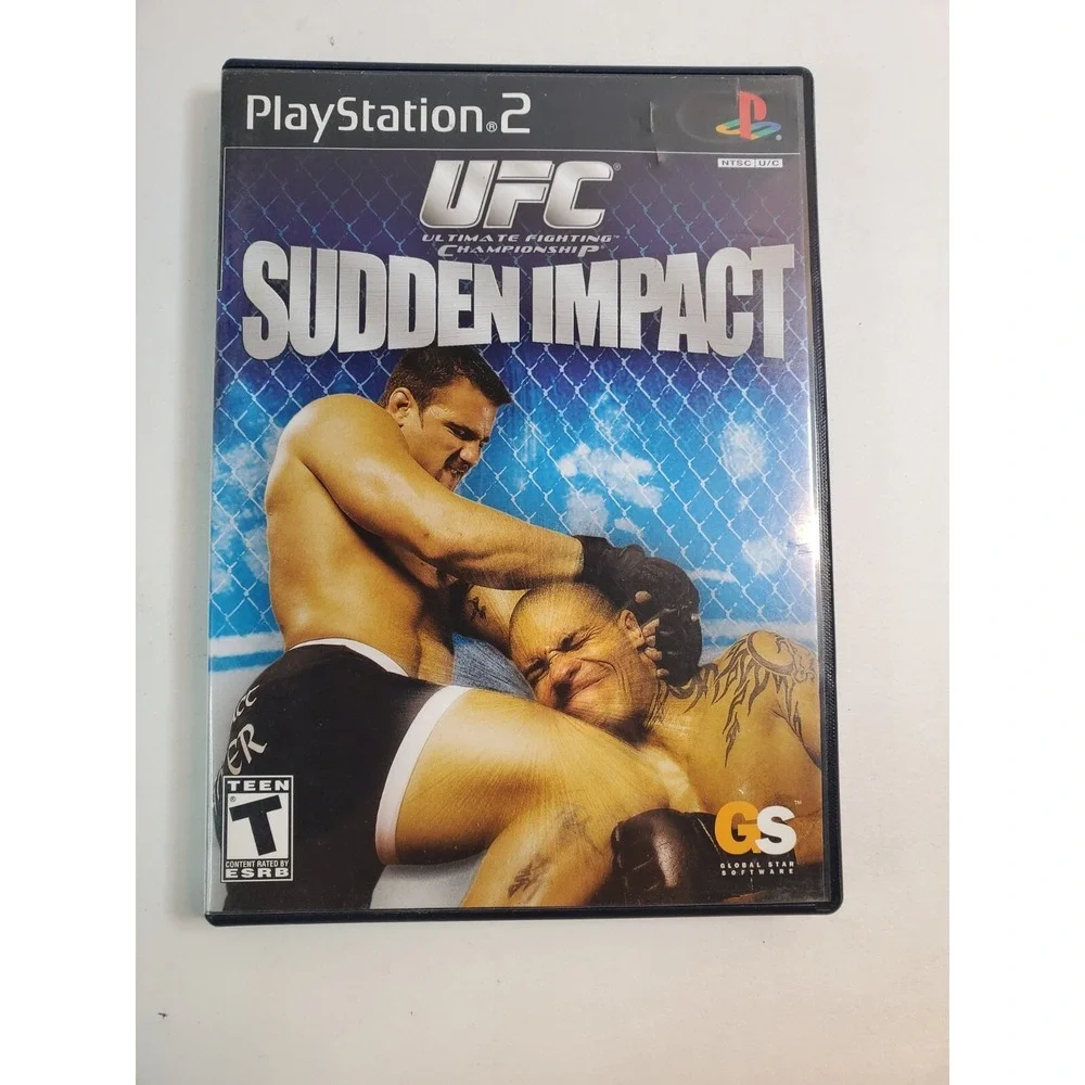 UFC PS2 Sudden Impact Sony PlayStation 2 Game 2004 Tested Complete Fighting